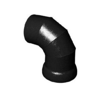 Колено УРГ Ду 600 ВЧШГ ГОСТ 5525-88 чугунное раструб-гладкий конец