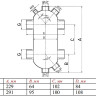 Гидрораспределитель VALTEC VT.VAR05.SS.06 1'' DN 25 PN 10 из нержавеющей стали 2