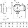 Насос циркуляционный Unipump UPС 25-200 230 с мокрым ротором H=20м Q=200л/мин арт. 68658 3