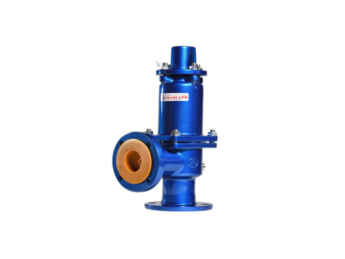 Предохранительный клапан 17лс6нж Ду 40-65 с узлом ручного подрыва