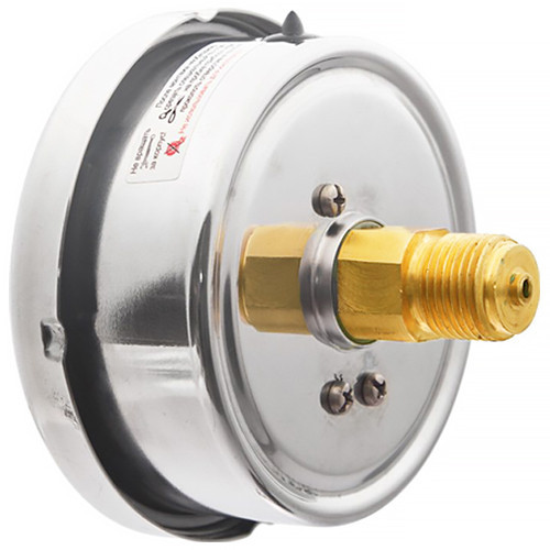 Манометр РОСМА ТМ-520Т.00 (0...16 МПа) Дкорп=100мм кл. 1,0 G1/2" виброустойчивый (готовый к гидрозаполнению) осевой 00000005369 3