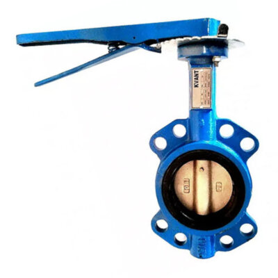 Затвор Kvant Ду 200 Ру 16 дисковый поворотный межфланцевый корпус-нержавеющая сталь диск-нержавеющая сталь NBR с рукояткой