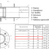 Клапан Tecofi CC3241 DN 250 обратный донный фланцевый PN 16 2