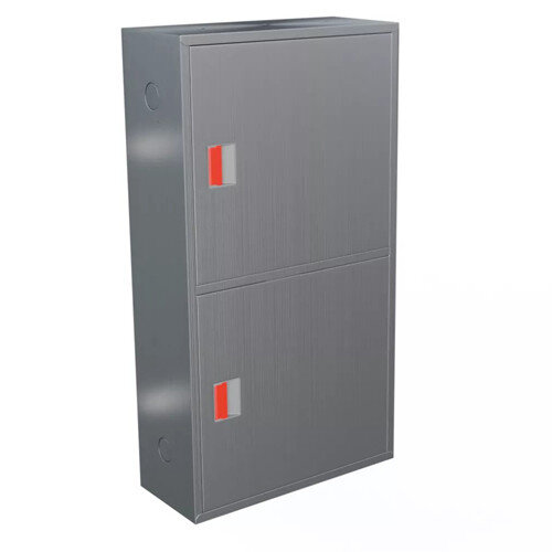 Шкаф пожарный Балтика-01 ШПК-320-12 НЗ нержавеющая сталь