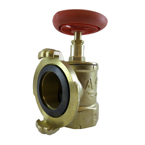 Кран пожарный Апогей КПАЛ 50 ВР 2" ДУ 50 РУ 16 угловой