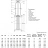 Задвижка VGA D21.04 DN 1000 PN 10 фланцевая клиновая чугунная под электропривод с обрезиненным клином с невыдвижным шпинделем с ISO фланцем 2