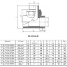 Тройник переходной VALTEC VTp.733 НР 1/2" DN 32x15x32 PN 25 полипропиленовый комбинированный 2