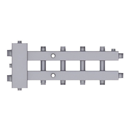 Гидроразделитель VALTEC VTc.100.SN.070605 1''; 1 1/4'' DN 25/32 PN 6 с коллекторами на 5 контуров стальной