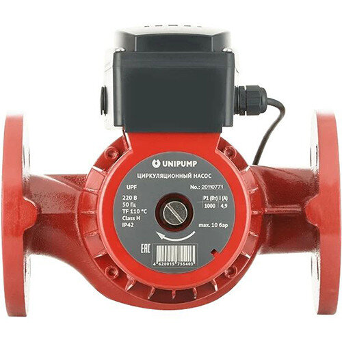 Насос циркуляционный Unipump UPF3 50-160 280 с мокрым ротором H=16м Q=483л/мин арт. 53970