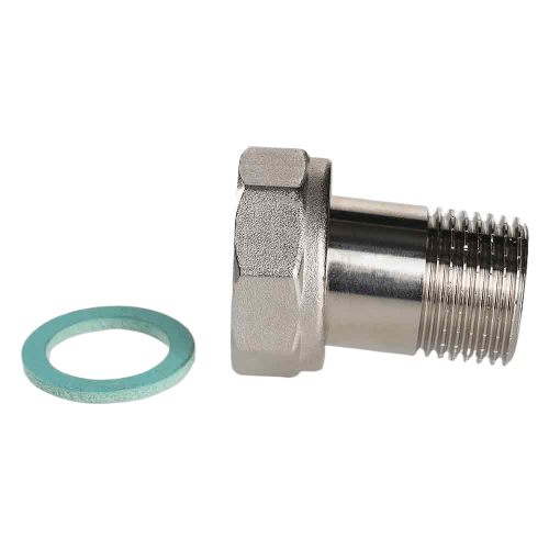 Латунный полусгон VALTEC 1/2" x 1/2" с накидной гайкой и наружной резьбой VTr.613.N.0404 2