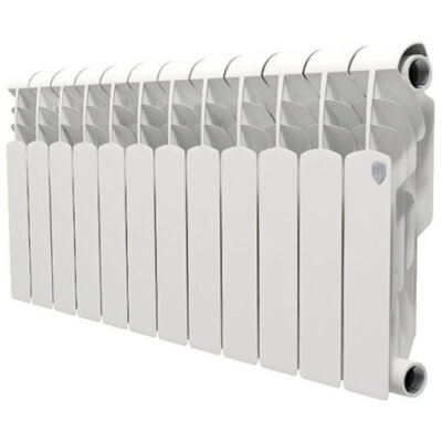 Радиатор биметаллический Royal Thermo Vittoria 350 (12 секции) Bianco Traffico