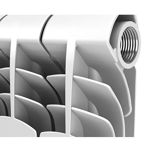 Радиатор биметаллический Royal Thermo Vittoria 350 (12 секции) Bianco Traffico