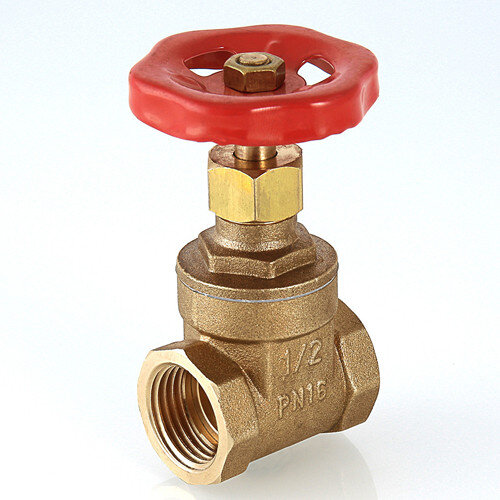 Задвижка клиновая VALTEC VT.012.G ВР 1/2" DN 15 PN 16 латунная
