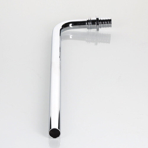 Угольник 90 градусов VALTEC VTm.481.PC DN 25x15 PN 10 L=300 с хромированной трубкой плавный поворот латунный универсальный