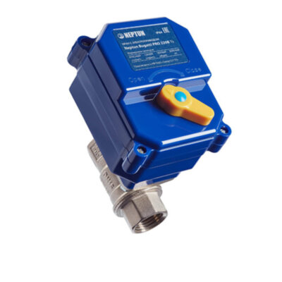 Кран шаровой с электроприводом Нептун Bugatti Pro 220В 1/2'' латунный