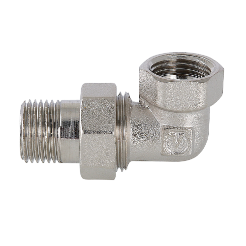 Латунный сгон VALTEC 1/2" угловой 90 разъемный VTr.098.N.0004