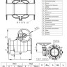 Кран шаровой Ридан RJiP Premium FF WG DN 200 PN 25 стальной стандартнопроходный фланцевый с ручным редуктором 2