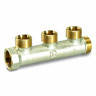 Коллектор распределительный Luxor CP 423 3 отвода ВР-НР 3/4"х1/2" DN 20 PN 10 без регулировки 1