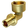 Угольник надвижной VALFEX VF.452.AF ВР 1" Ду 32 Ру 16 с переход на внутреннюю резьбу, латунный 1