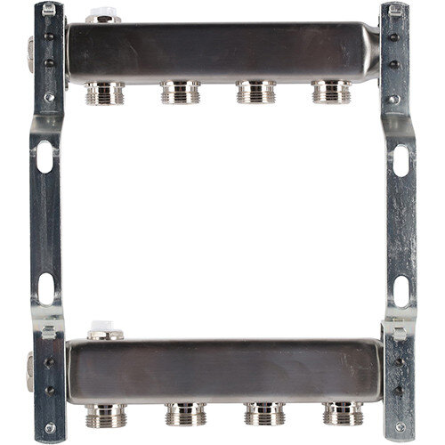 Коллектор ROMMER для радиаторной разводки 4 выхода