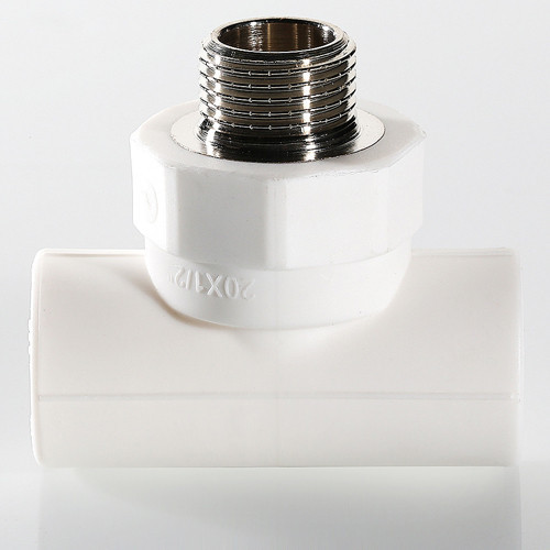 Тройник переходной VALTEC VTp.733 НР 3/4" DN 32x20x32 PN 25 полипропиленовый комбинированный 3