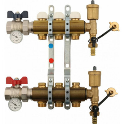 Коллекторная группа TIEMME 3 выхода в сборе