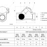 Клапан обратный ABRA D-022S ВР 3" DN 80 PN 16/10 канализационный шаровый муфтовый 2