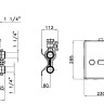 Коллекторный модуль VALTEC VT.VAR30.G.07 DN 32 PN 10 2