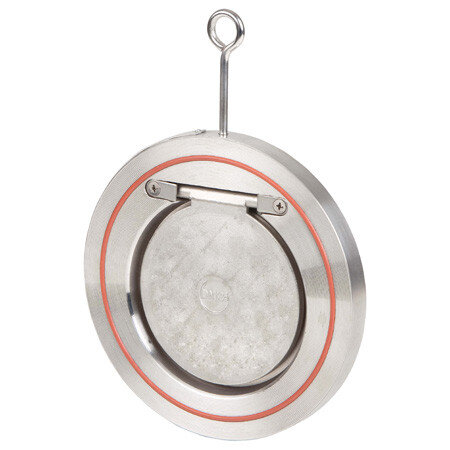 Клапан обратный одностворчатый Genebre 2406 Ду200 Ру16 нержавеющий межфланцевый