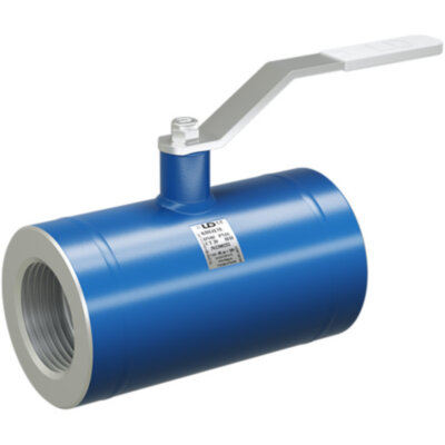 Кран шаровой цельносварной LD КШ.Ц.М.025.040.П/П.01 Ду 25 Ру 40 нержавеющий полнопроходный муфтовый