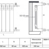 Радиатор биметаллический Royal Thermo Vittoria 350 (12 секции) Bianco Traffico 4