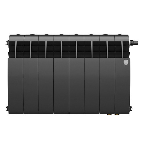Радиатор биметаллический Royal Thermo BiLiner 350 V (8 секций) Noir Sable 2