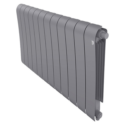 Радиатор биметаллический Royal Thermo Infinity V 500 (12 cекций) Silver Satin 1