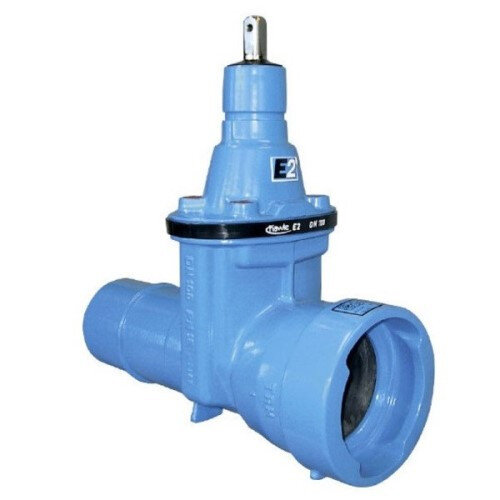 Задвижка HAWLE 4027E2 DN 300/326 PN 16 раструбная клиновая чугунная с обрезиненным клином стандарта VRS