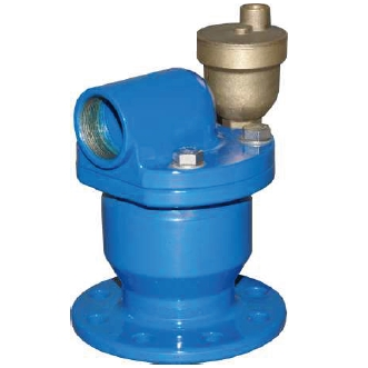 Воздушный вантуз Jafar 7050 DN 80 двухступенчатый фланцевый