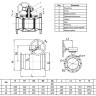 Кран шаровой Danfoss JiP Premium FF WG DN 150 PN 16 стальной стандартнопроходный фланцевый с ручным редуктором 2