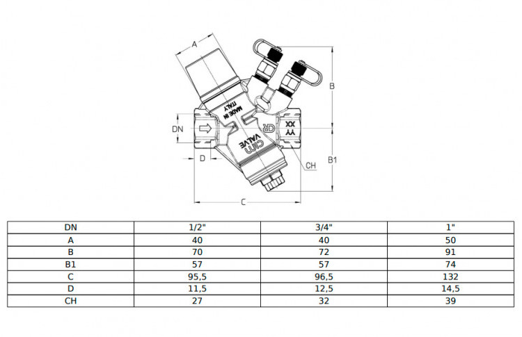 Регулятор давления Cim 767LP Ду 20 Ру 16 Cimberio 3