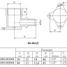 Угольник 90 градусов VALTEC VTm.454.BG ВР 1/2" DN 20x15 PN 16 с креплением латунный универсальный 2