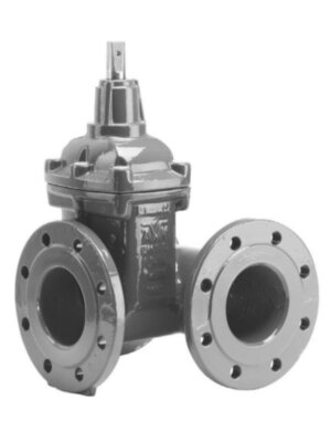 Задвижка AVK 18/40 DN 80/80 PN 10/16 фланцевая магистральная тройниковая