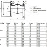 Компенсатор Benarmo 8011 DN 250 PN 10 резиновый антивибрационный фланцевый 2