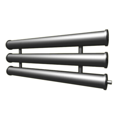 Регистр отопления РСП-3x133x4,0-4000 секционный трёхрядный с плоскими заглушками