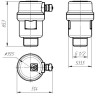 Воздухоотводчик автоматический VALTEC 1/2" VT.502.ON.04 латунный с никелевым покрытием 2