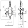 Гидравлическая стрелка VALTEC VT.VAR00.G 1 1/4'' DN 32 PN 10 бронзовая 2
