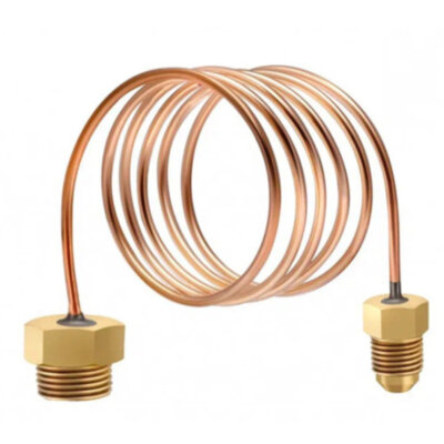 Трубка капиллярная РОСМА РДД-2Р L=1 м Дкорп=2,5 мм 3,5 МПа G1/4"x1/2" 00000038856