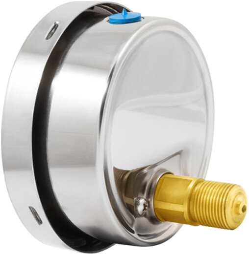 Манометр РОСМА ТМ-520ТЭ.00 (0...0,25 МПа) Дкорп=100мм кл. 1,0 G1/2" виброустойчивый (готовый к гидрозаполнению) эксцентрический 00000011148