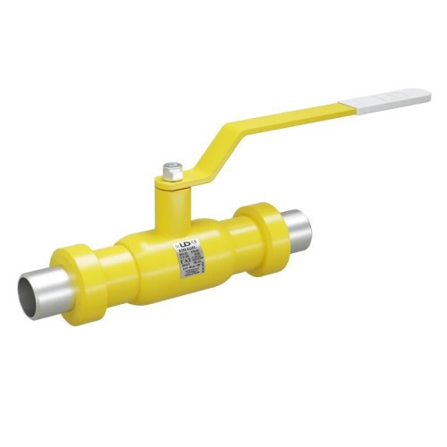 Кран шаровой цельносварной LD КШ.Ц.Ш.GAS.015.040.П/П.02 Ду 15 Ру 40 стальной полнопроходный штуцерный