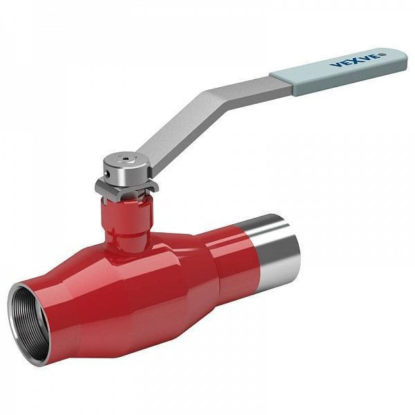 Кран шаровой Vexve 171025 DN 25 PN 40 стальной стандартнопроходный резьбовой/под приварку для пара, ручка-рычаг