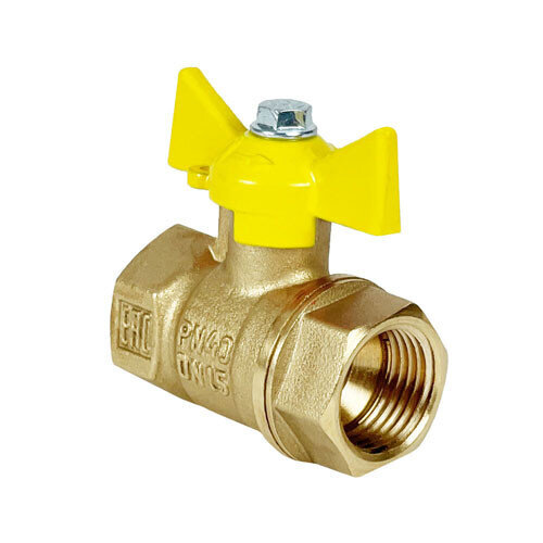 Кран шаровый VALFEX STANDART VF.277 ВР 1 1/4" Ду 32 Ру 40 газовый латунный