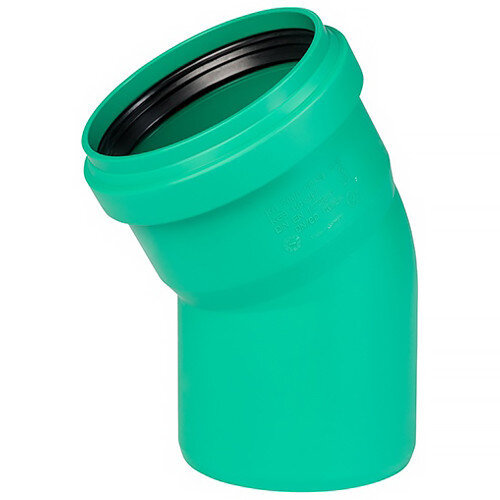 Отвод канализационный PP-MD Ostendorf KG2000B DN 400х30° усиленный