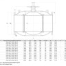 Кран шаровой ALSO КШ.Ф.П.250.16-01 Ду 250 Ру 16 с редуктором полнопроходный фланцевый 2